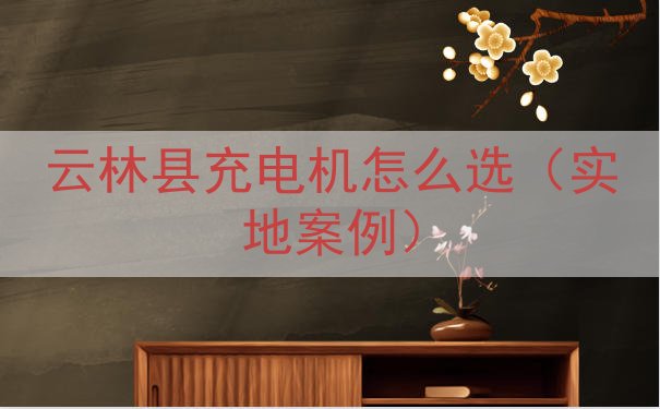 云林县充电机怎么选（实地案例）